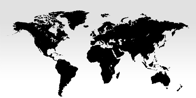 immagine della mappa del mondo